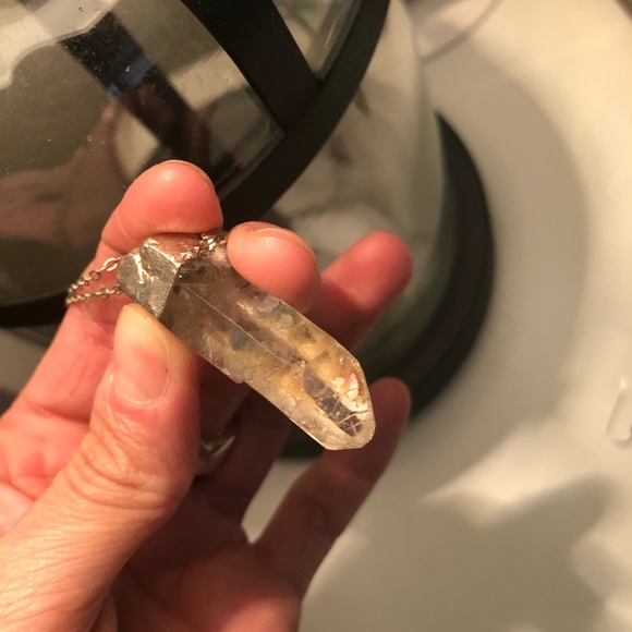 💖SOLD💖REAL quartz necklace - Picture 3 of 7
